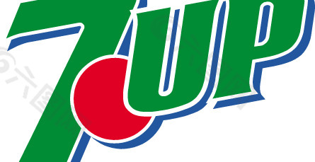 7UP 3 logo设计欣赏 七喜3标志设计欣赏