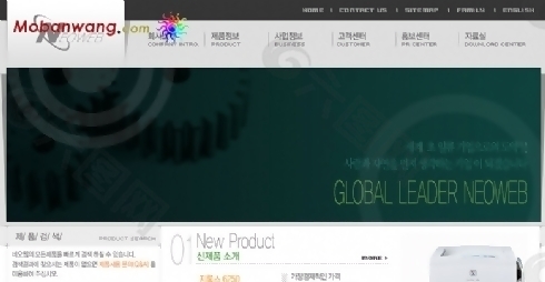 韩国数码产品公司灰白色网站