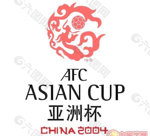 矢量2004中国亚洲杯足球赛标志