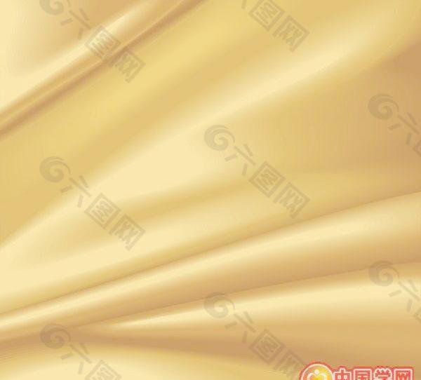 金色绸缎背景矢量素材