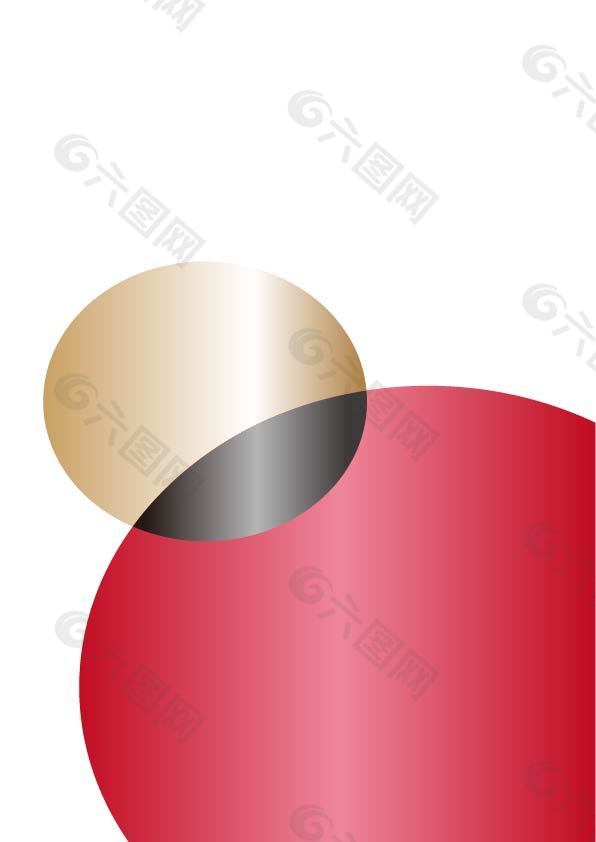 红黄圆圈背景图片