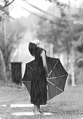 下雨天图片