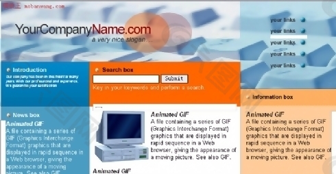 欧美IT企业网站模板