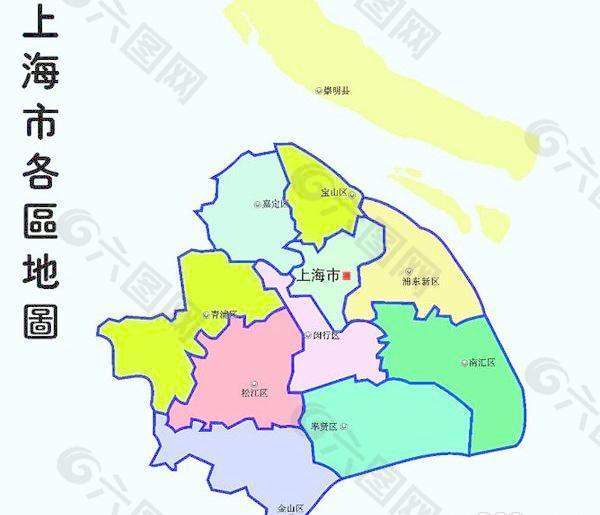 上海矢量地图