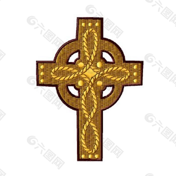 基督教的十字架十字绣图片