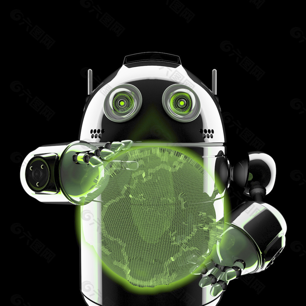 Android手持发光的地球仪