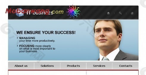 商业IT公司网页模板