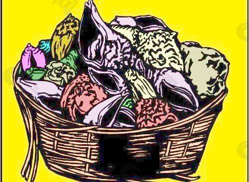食品食物卡通漫画