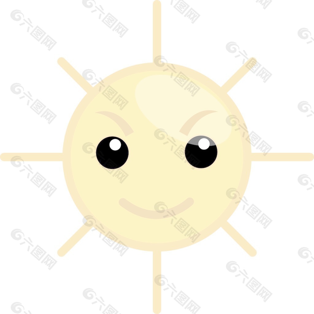 愤怒的太阳简笔画图片