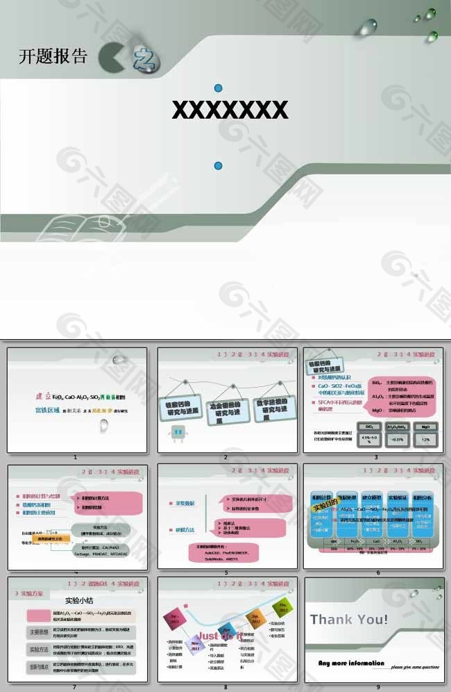 开题报告ppt模板