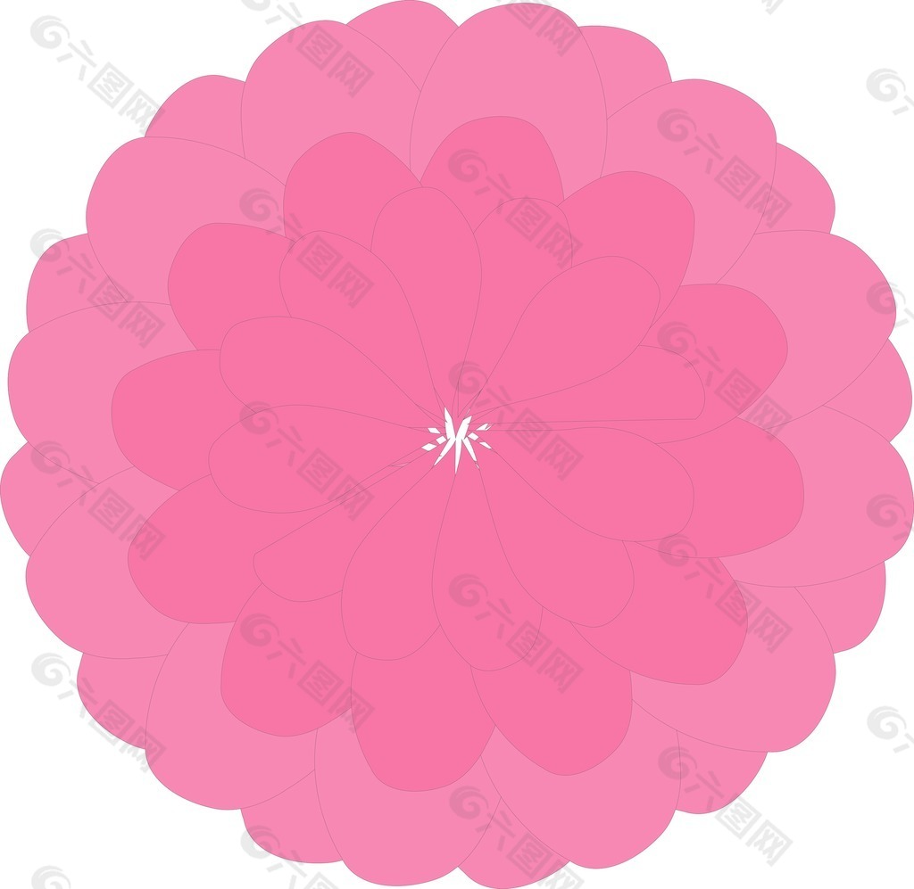 粉红色的雏菊向量