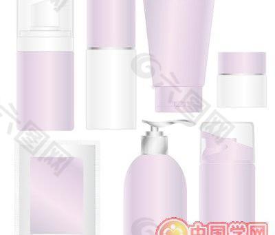 空白护肤品化妆品包装矢量素材