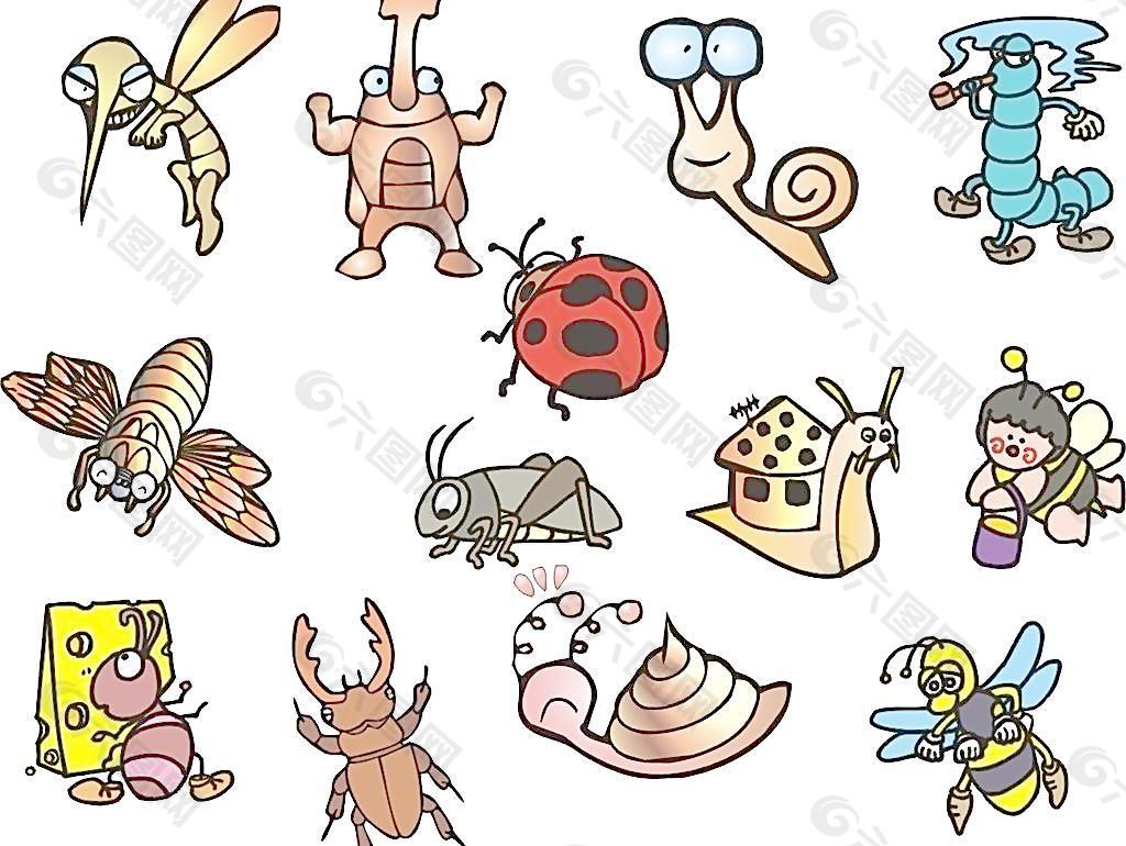 矢量卡通昆虫（3）图片