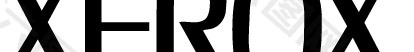 Xerox b&w logo设计欣赏 施乐黑白标志设计欣赏