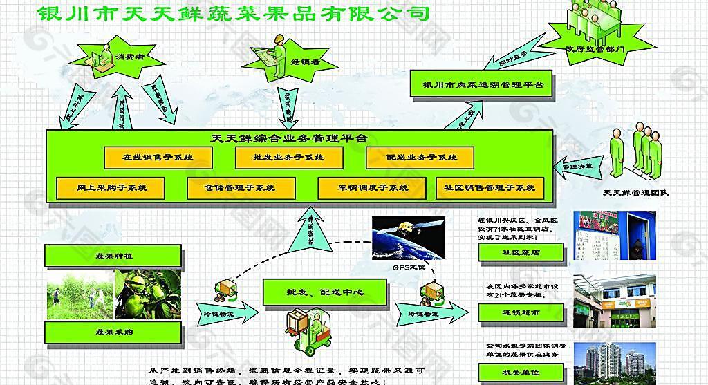 鲜蔬菜果品流程图片