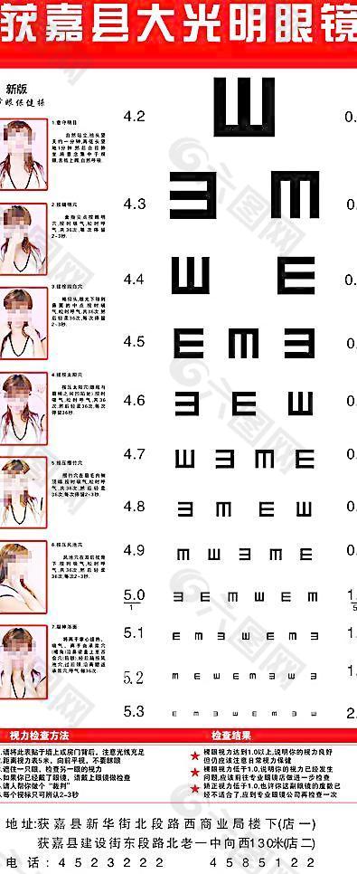 视力表图片