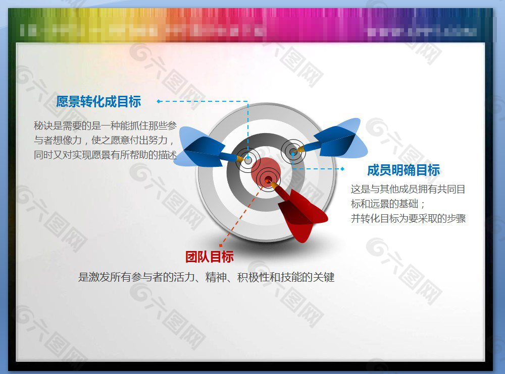 目标PowerPoint背景图片