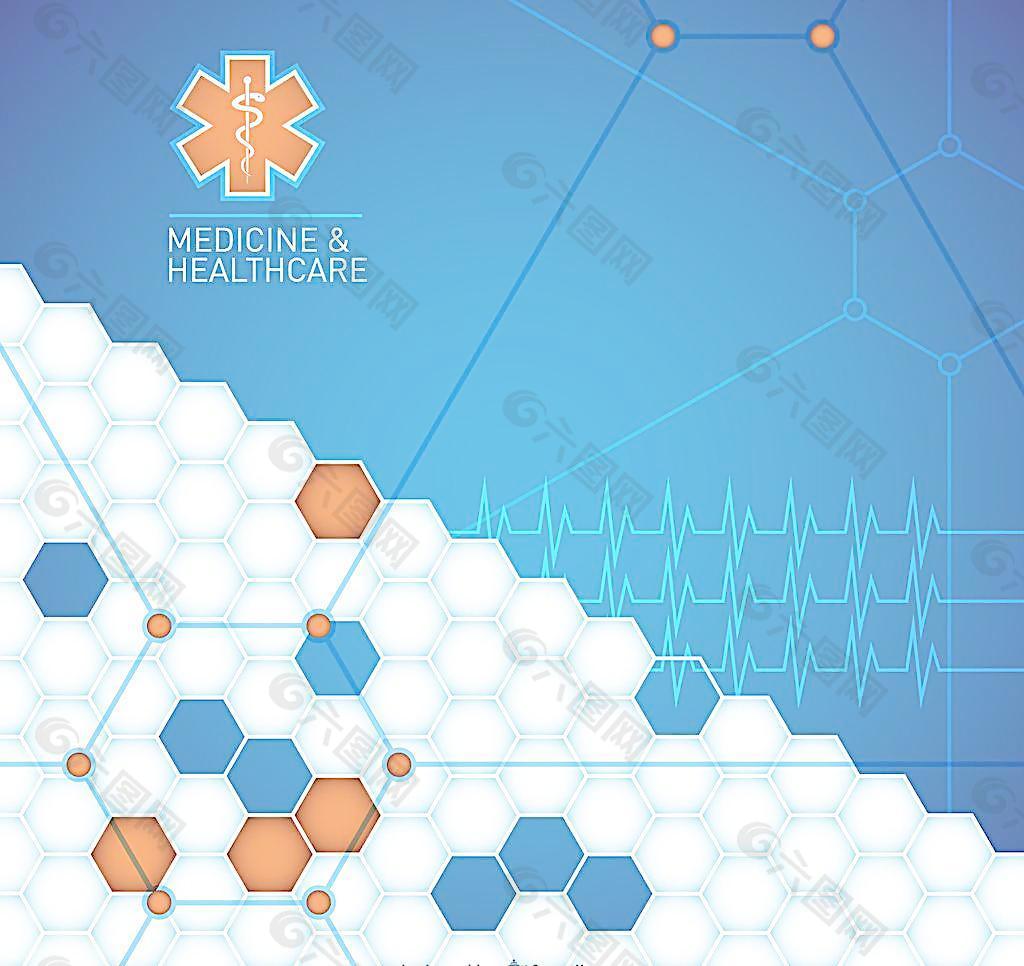 抽象的医学背景设计图片