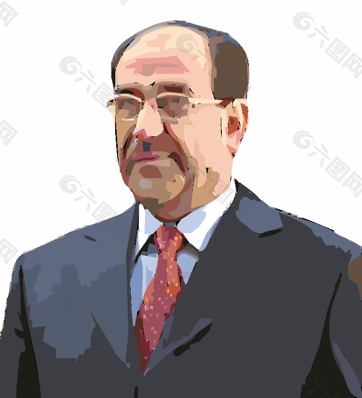 伊拉克总理努里al-Maliki画