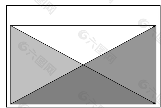 方形分三角形图形