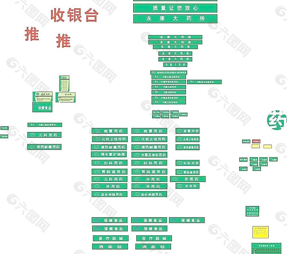 药店药房标志大全图片