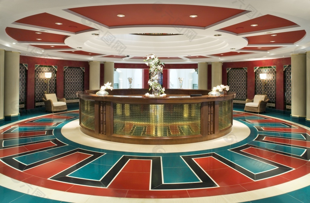 迪拜豪华酒店内一特色小厅