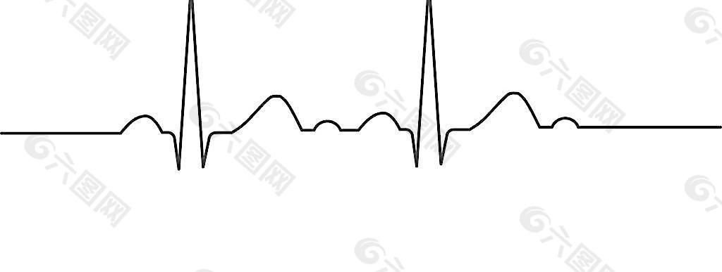 心电波形图图片平面广告素材免费下载 图片编号 六图网