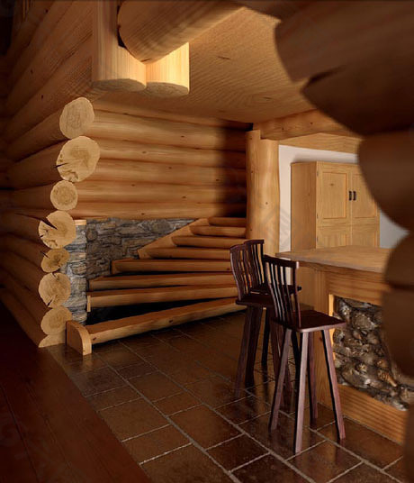 木头物语全木室内设计场景素材