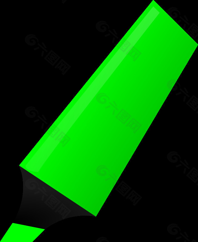 绿色荧光笔
