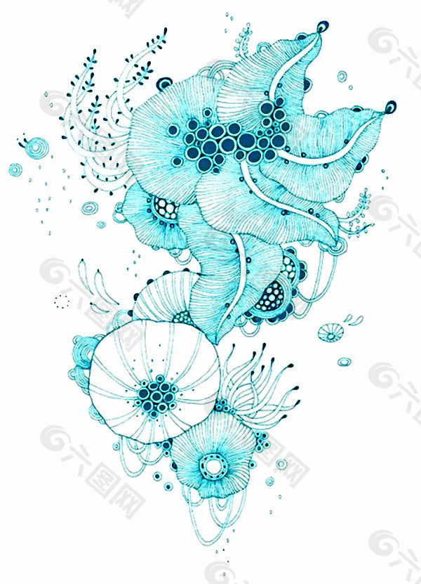 位图 植物插画 植物插画师 Yellena James 免费素材