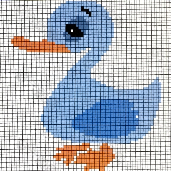 毛衣编织小鸭子图案图片