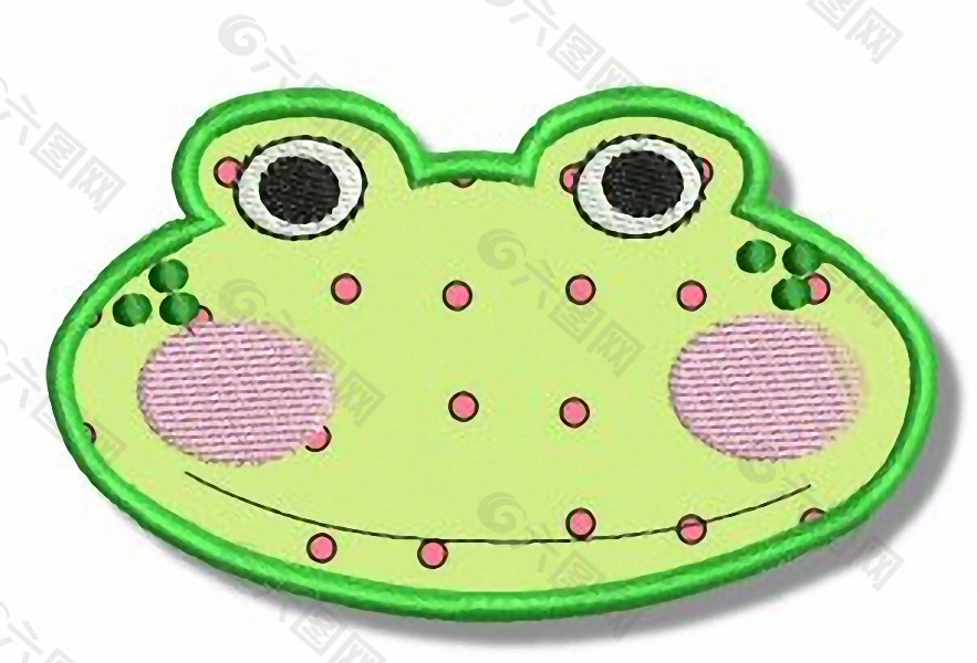 贴布 贴布 童装 动物 青蛙 免费素材