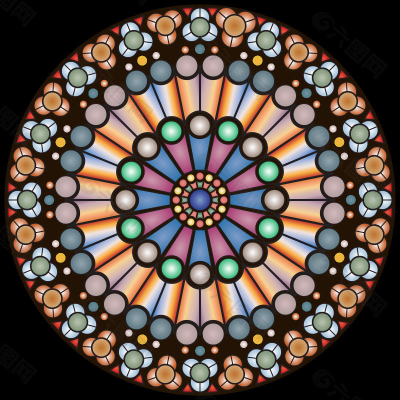 玫瑰窗-巴黎圣母院