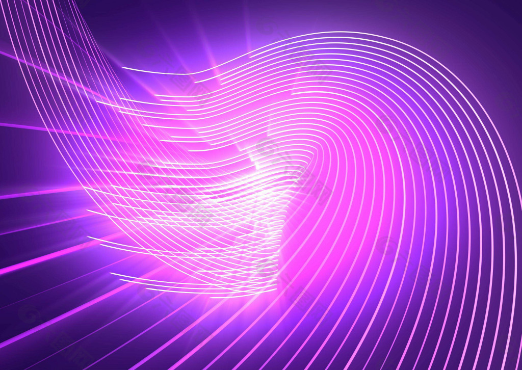 紫色声波背景图