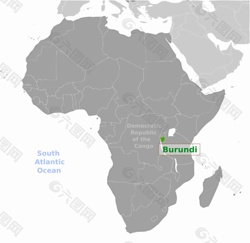 布隆迪地理位置标签