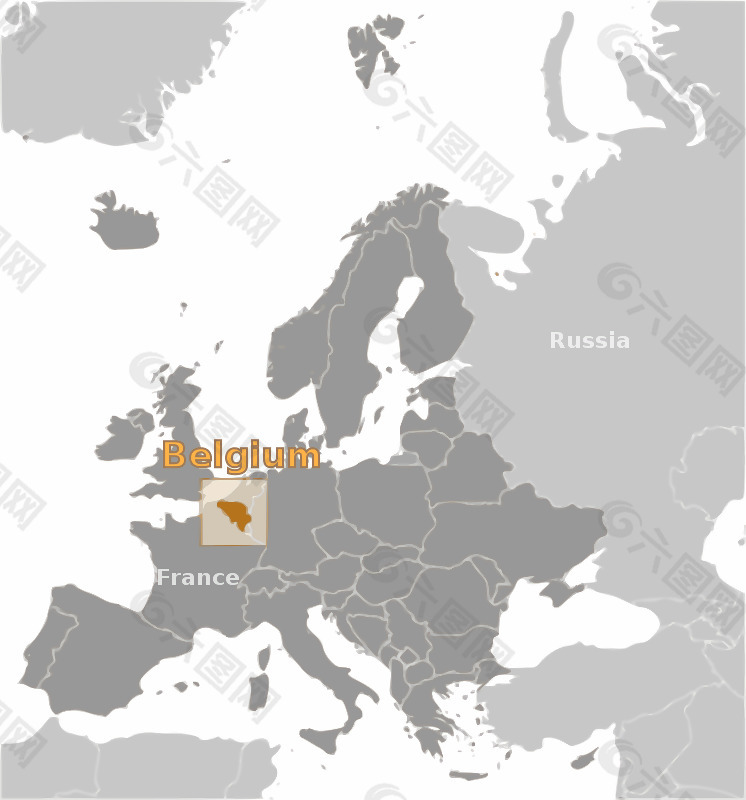 比利时地理位置标签