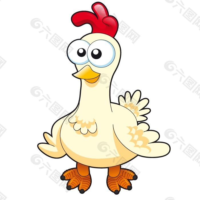印花矢量图 童装 卡通动物 动物 鸡 免费素材