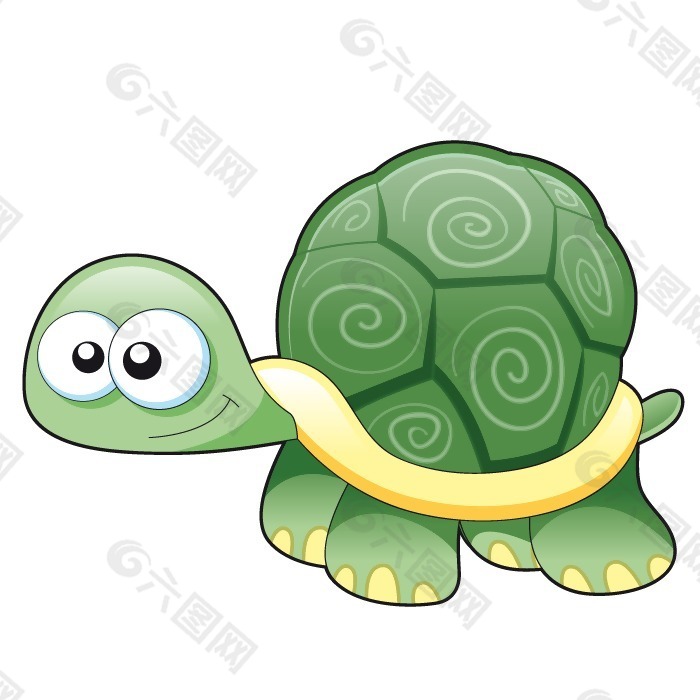 印花矢量图 童装 卡通动物 动物 乌龟 免费素材