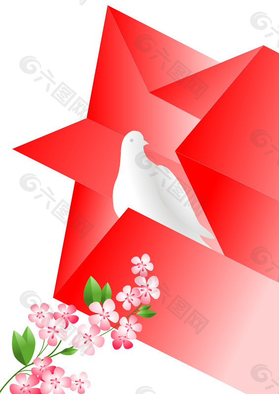 苏联在明星海报的鸽子