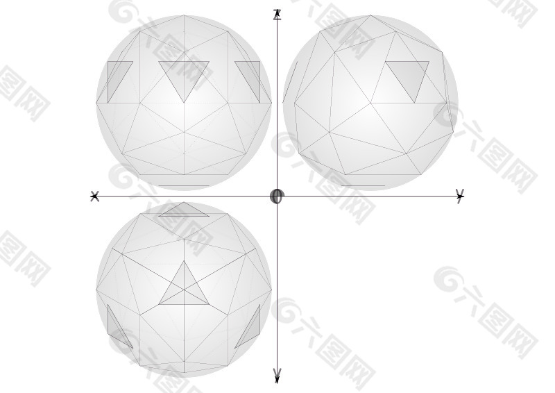 40施工测地线球体从四面体递归