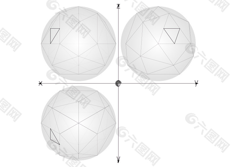 33施工测地线球体从四面体递归