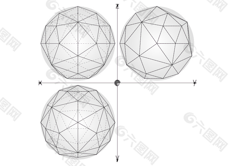 42施工测地线球体从tetrhahedron递归