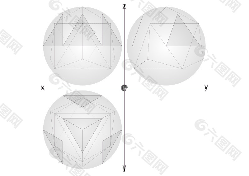 26施工测地线球体从四面体递归