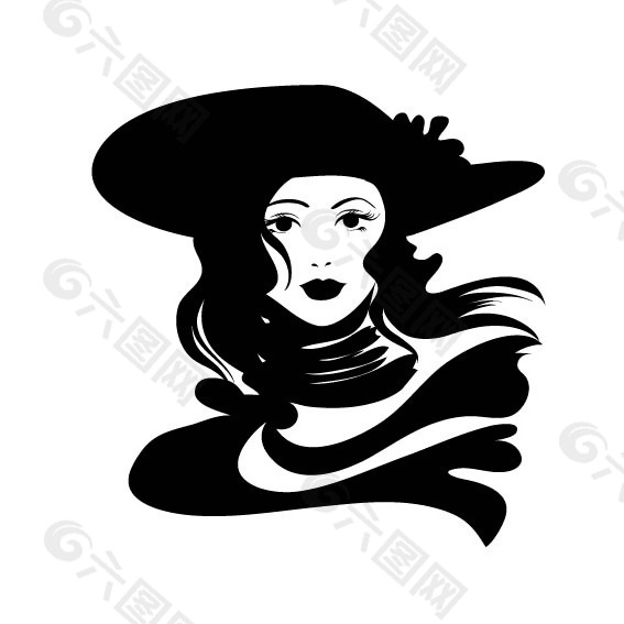 印花矢量图 时尚休闲女装 人物 抽象 免费素材