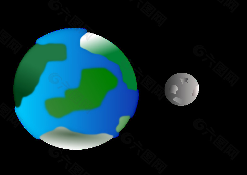 地球与月亮