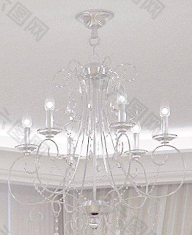 chandelier OR Illuminazione 白银水晶吊灯 吊灯
