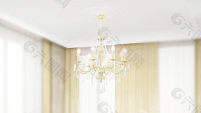 Chandelier Classic Glass p0087 经典水晶玻璃吊灯