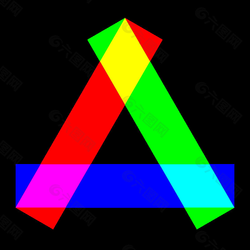 RGB长三角形