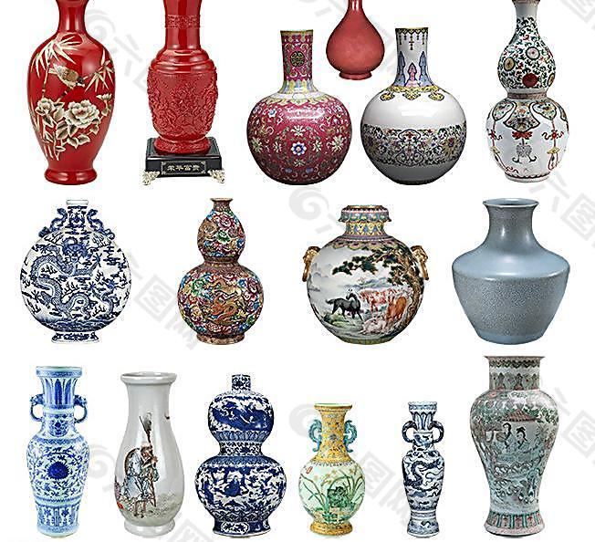 中式花瓶