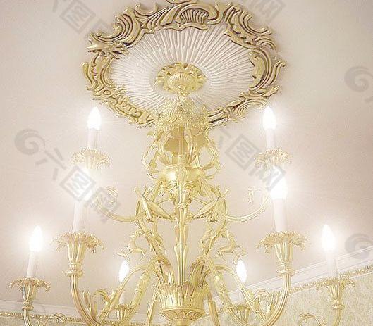 Baroque Chandelier 烛光吊灯